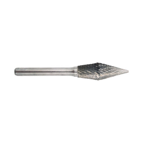 Solid Carbide Bur, Pointed Cone Shape, Ø 12.7 x 35mm, Z3